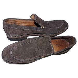Cole Haan Venetian Suede Leather Slip-on Loafer VINTAGE Brown Travel Comfort VTG
